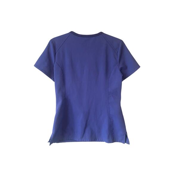 Scrubology Navy Blue Scrubs Womens Size XS/ Small Medical Clinical Work Career - Picture 3 of 15